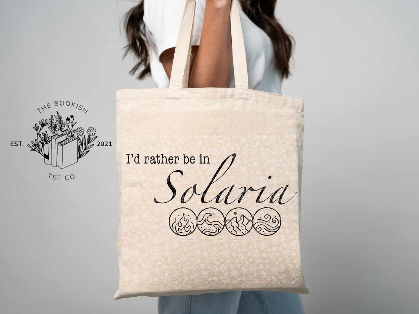 Id Rather be in Solar - Canvas Tote Bag