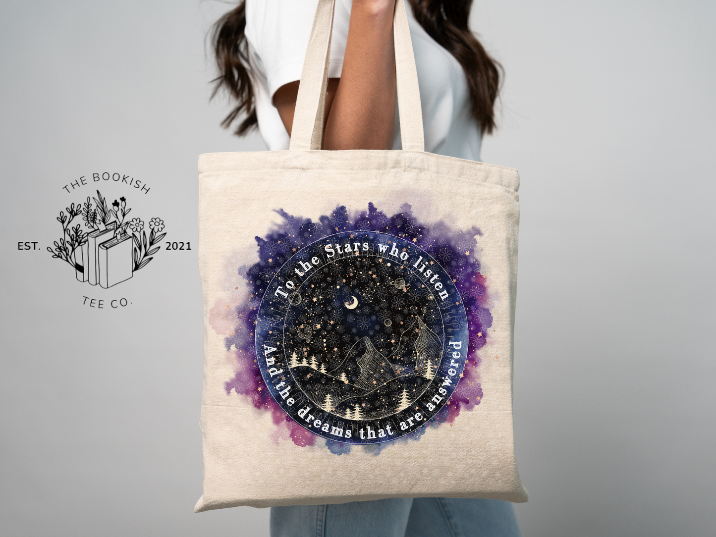Stars Who Listen - Canvas Tote Bag