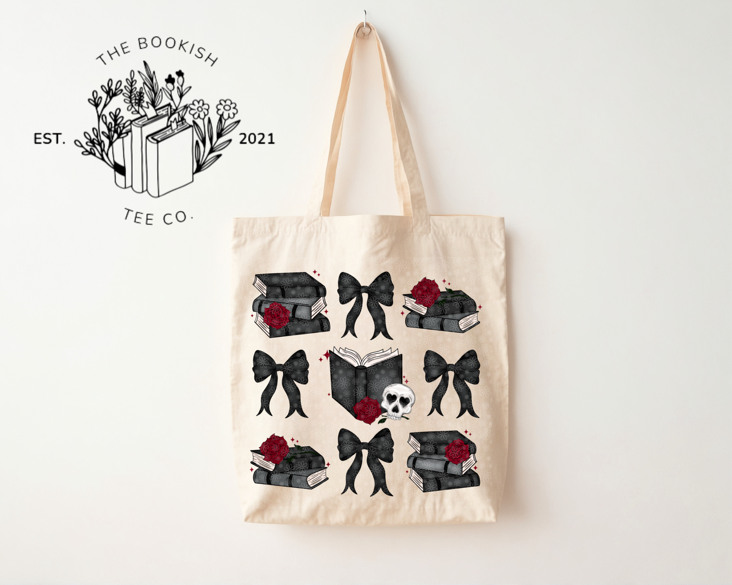 Dark Romance Croquette - Canvas Tote Bag