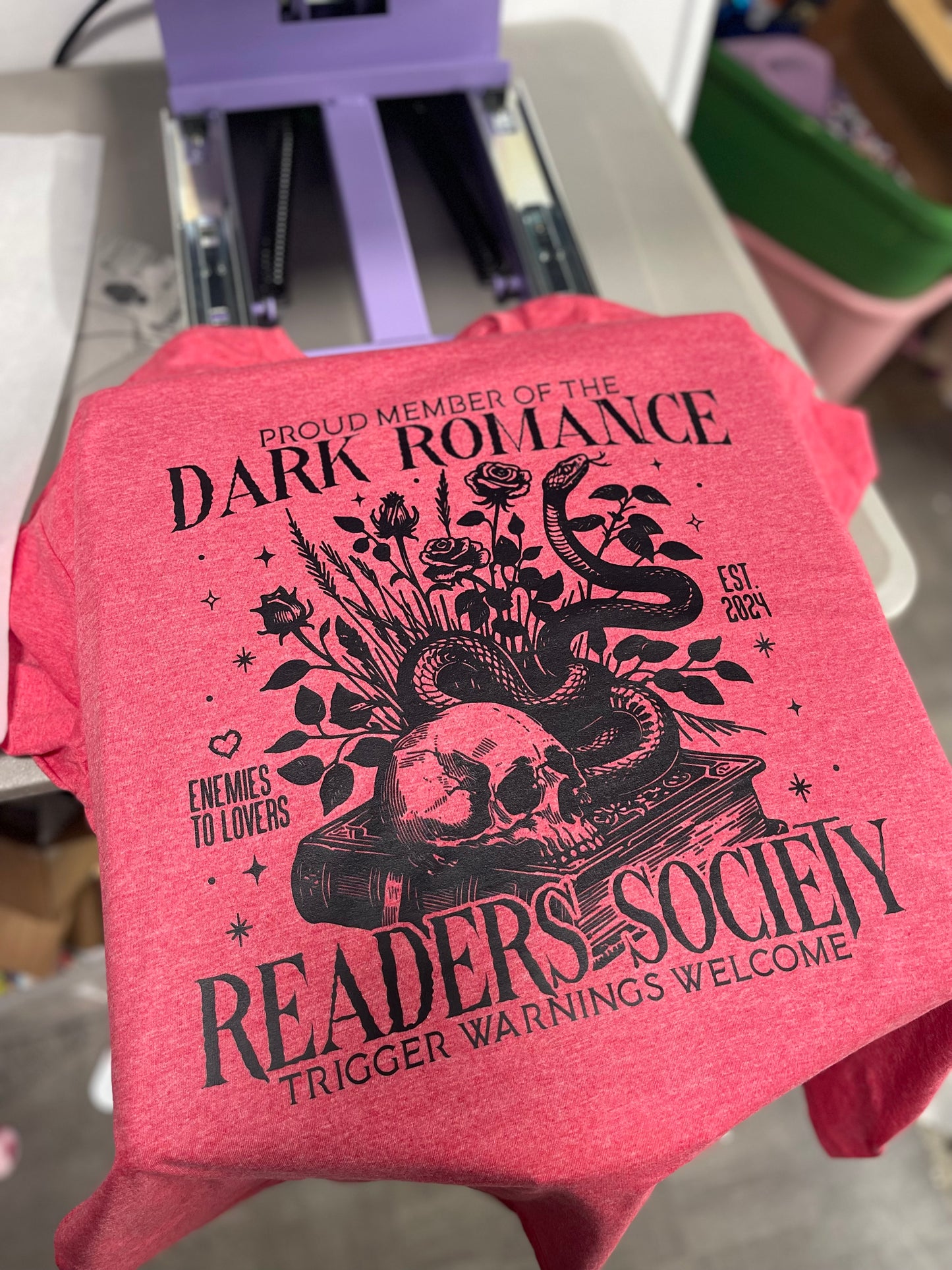 Dark Romance Readers Society - Adult Tee