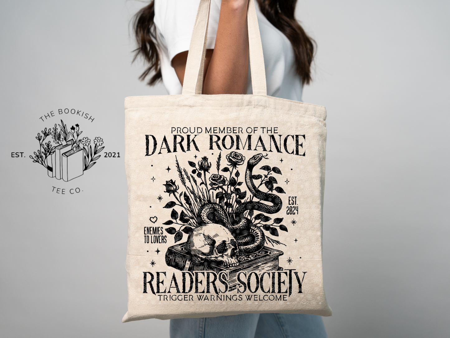 Dark Romance Readers Society - Canvas Tote Bag