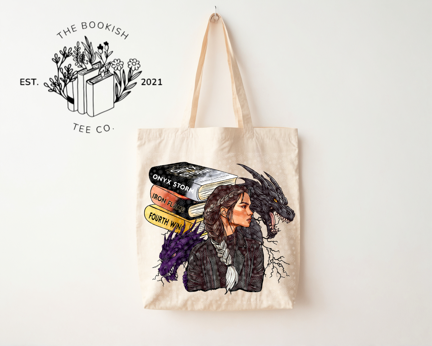 Dragon Books - Canvas Tote Bag