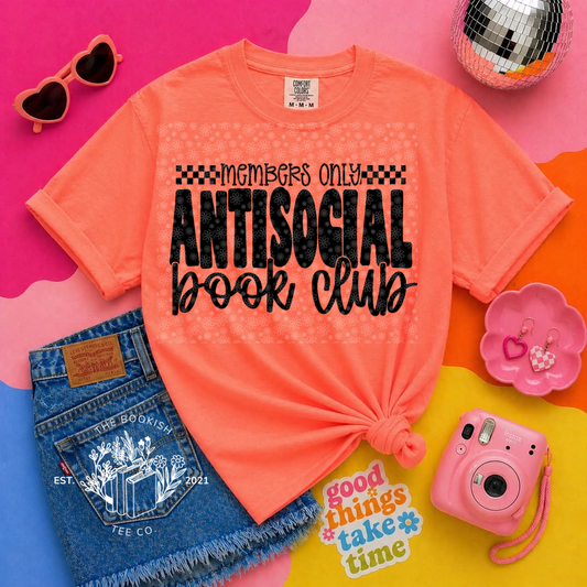 Antisocial Book Club - Adult Tee