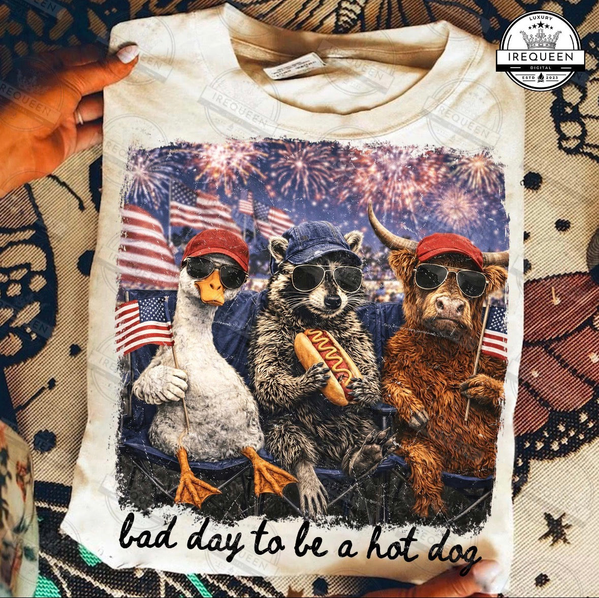 Bad Day to be a Hot Dog - Adult Tee