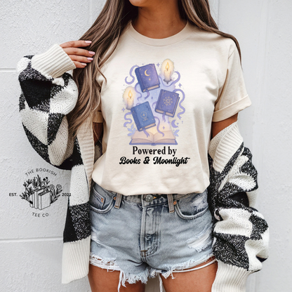 Books & Moonlight - Adult Tee