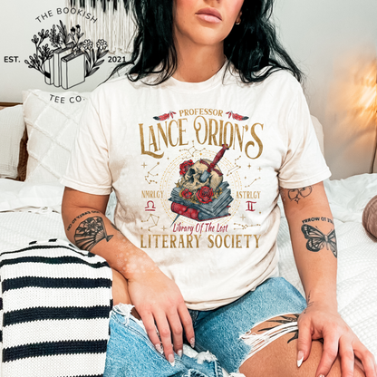 Lance’s Literary Society - Adult Tee