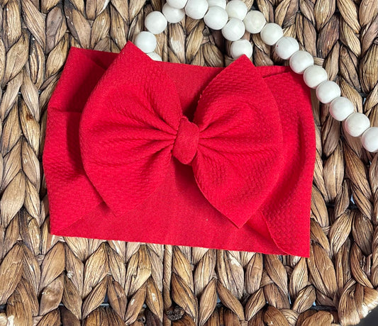 Red - Big Bow Wrap