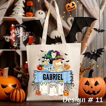 Halloween Name Bags