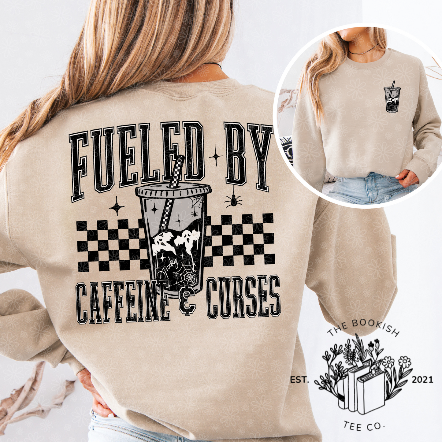 Fueled By Caffeine & Curses - Adult Tee