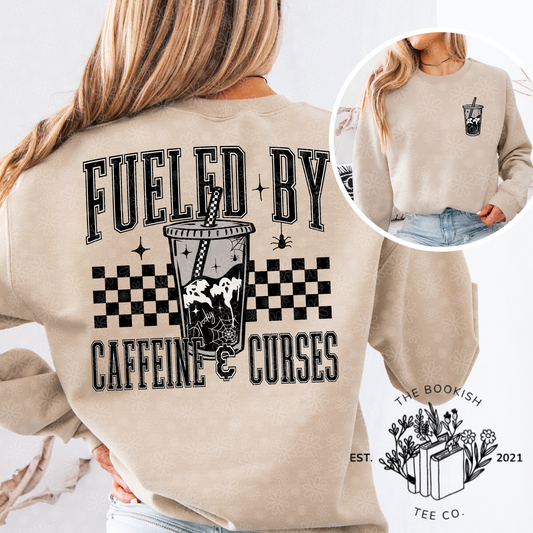 Fueled By Caffeine & Curses - Adult Tee