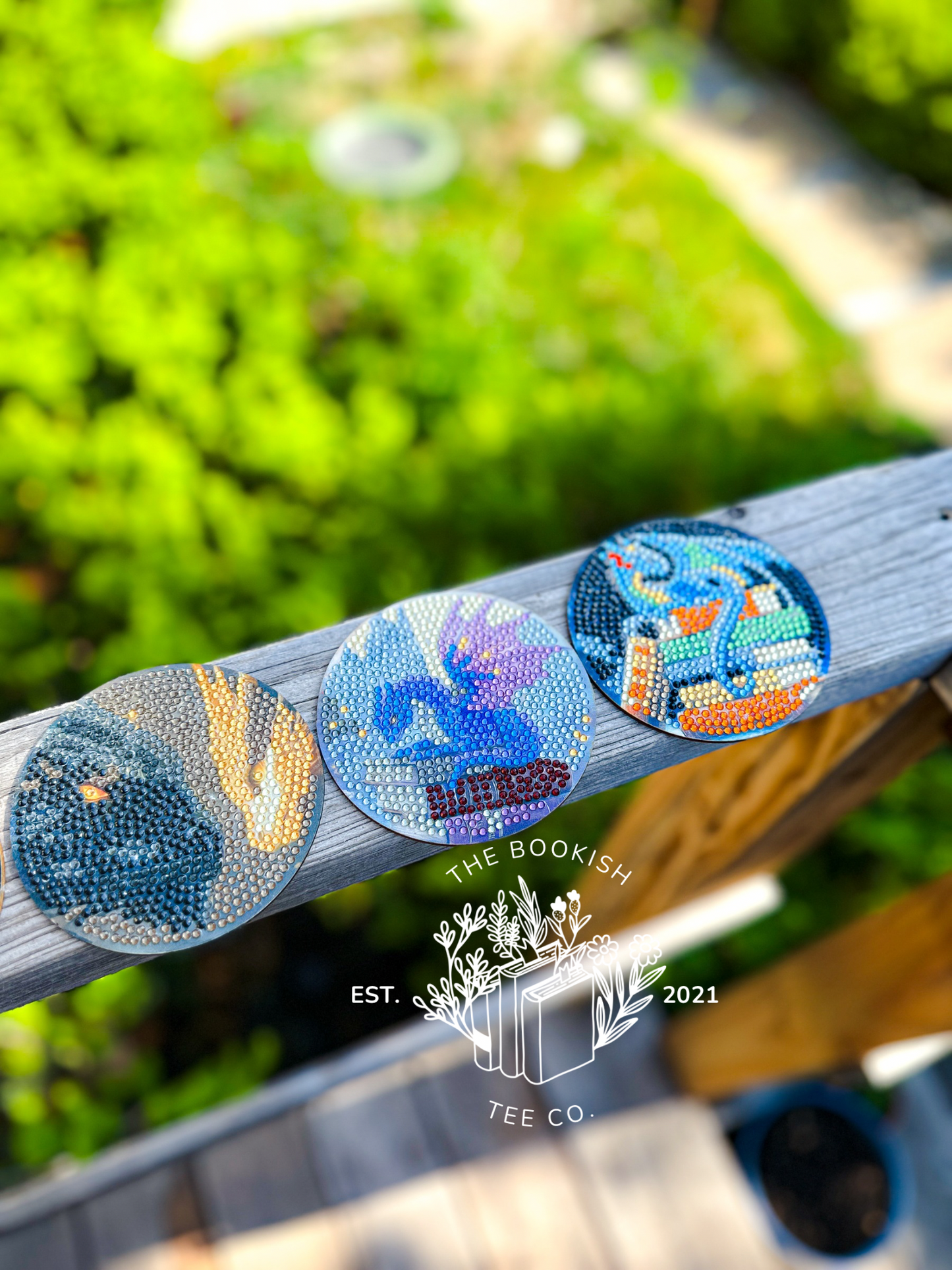 Dragon Diamond Art Coaster Set (RTS)