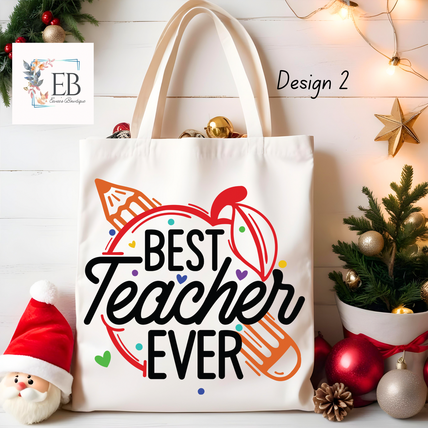 Teacher Canvas Tote Bag (15 Options!)