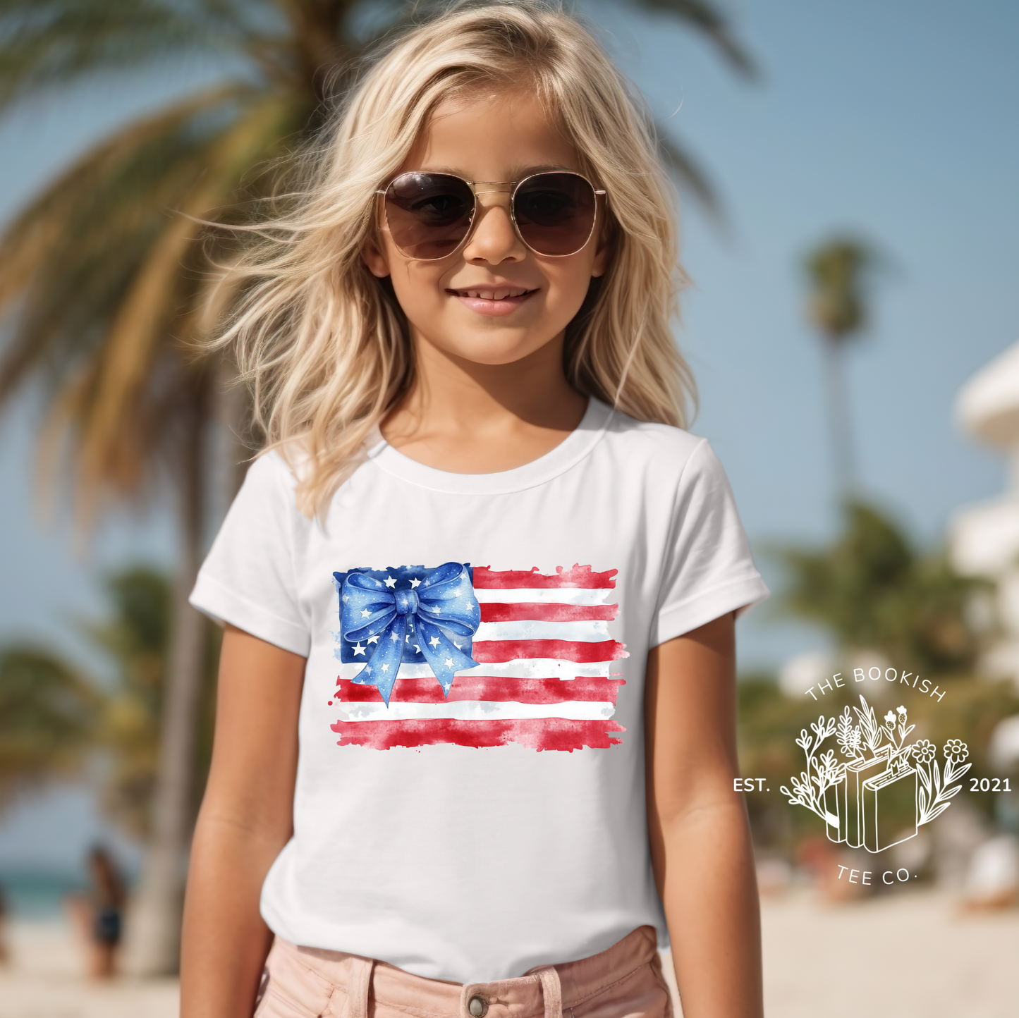 Watercolor Flag - Youth Tee