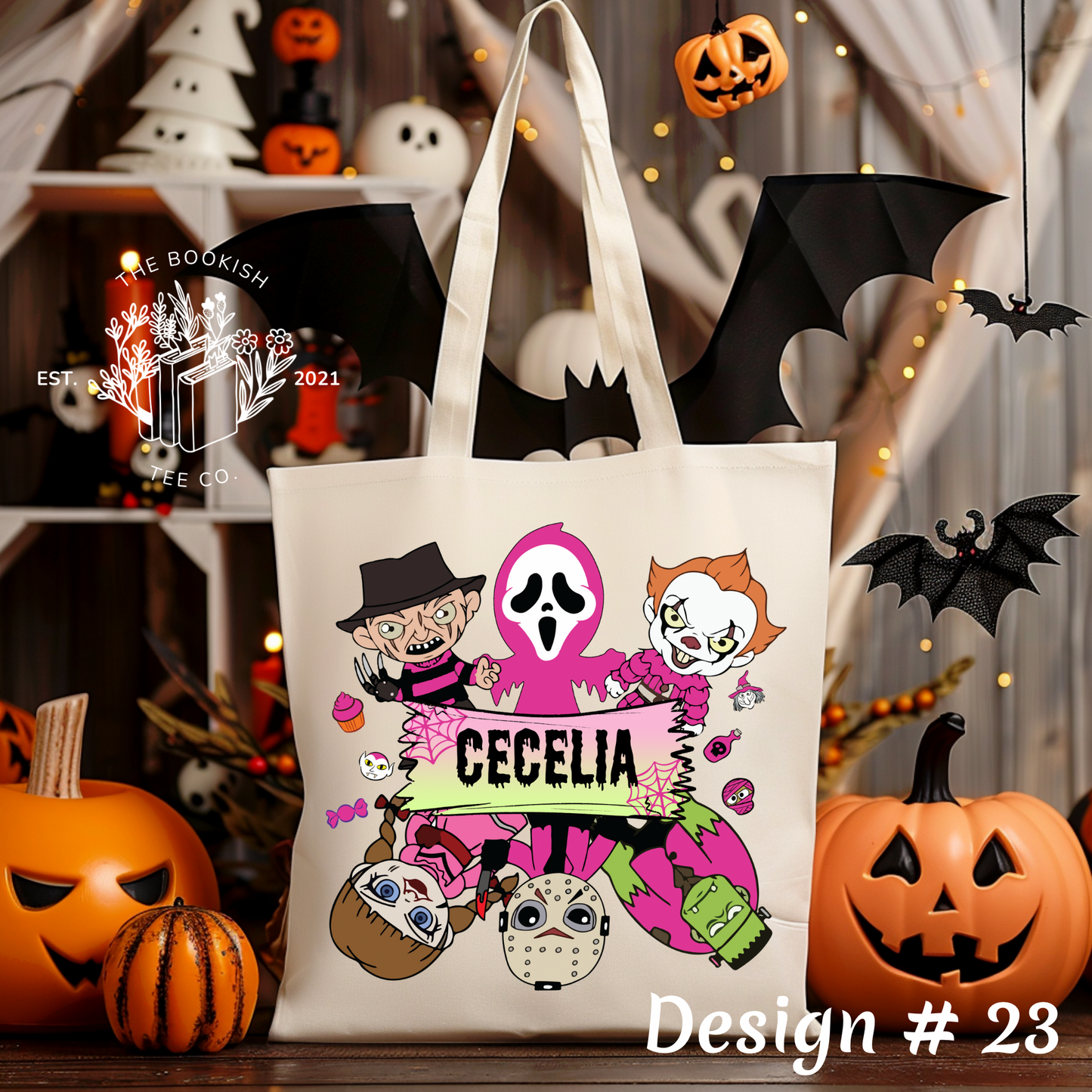 Halloween Name Bags