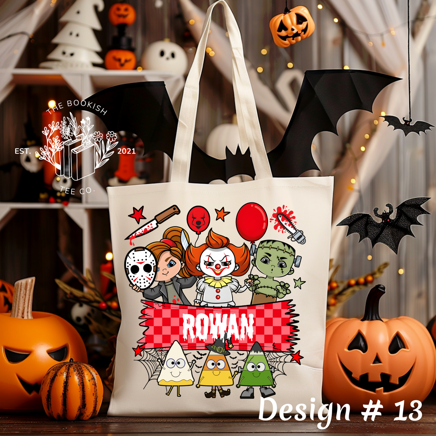 Halloween Name Bags