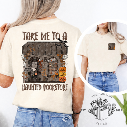 Take Me to a Haunted Bookstore - Adult Tee