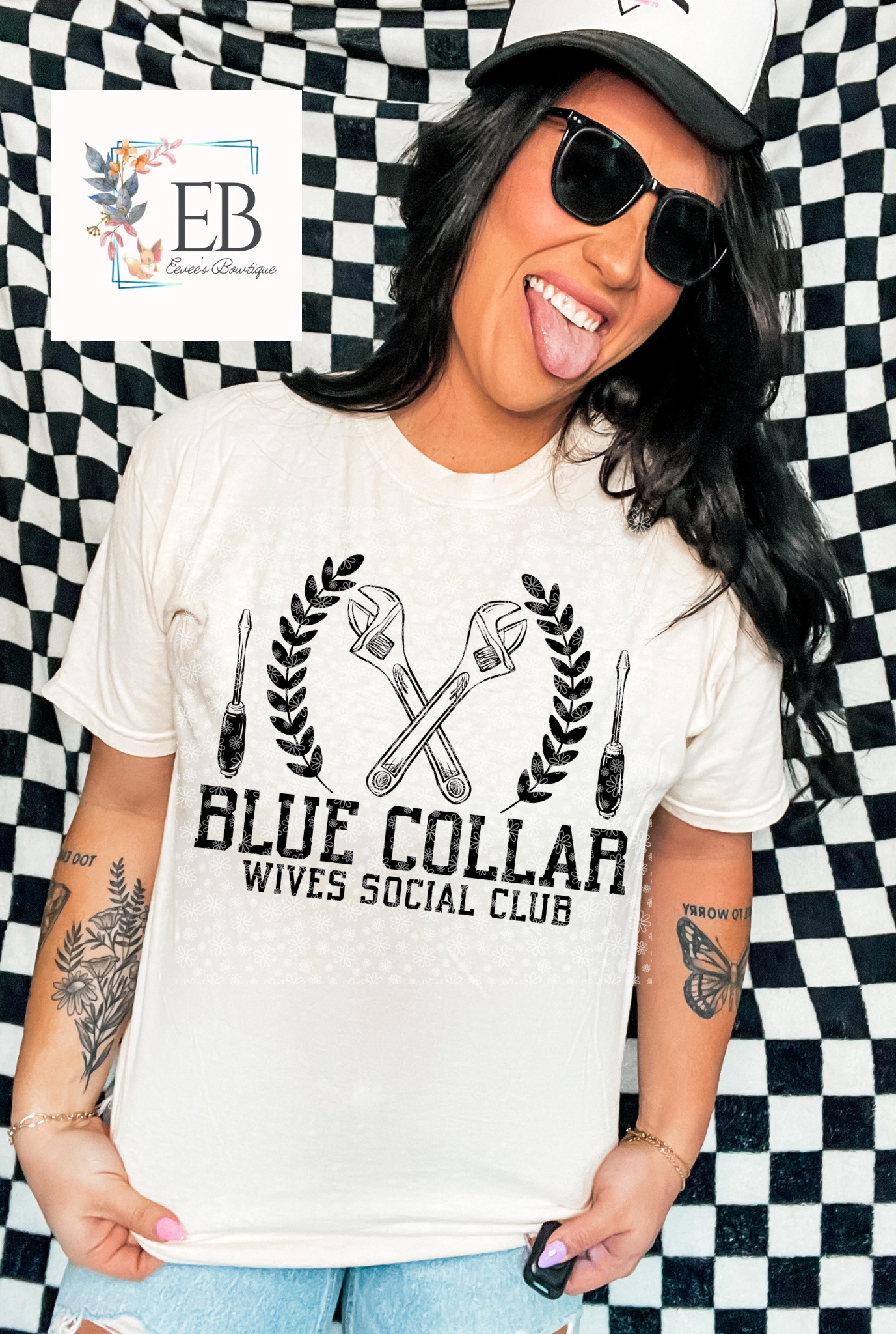 Blue Collar Wives Social Club - Adult Tee