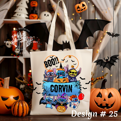 Halloween Name Bags