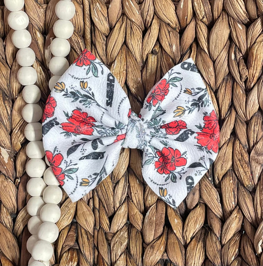 Dainty Floral KC - 5” Bow