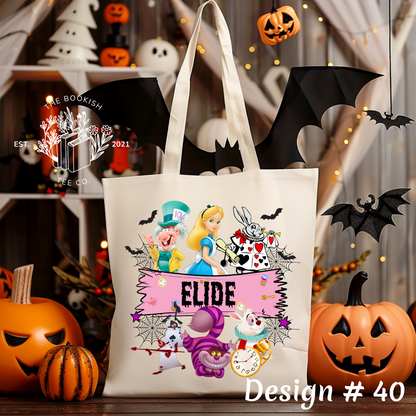 Halloween Name Bags