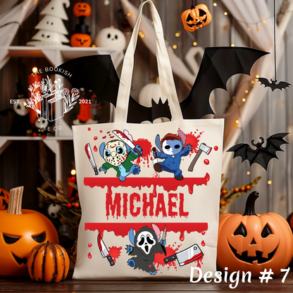 Halloween Name Bags