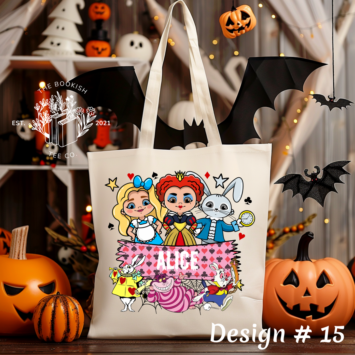 Halloween Name Bags