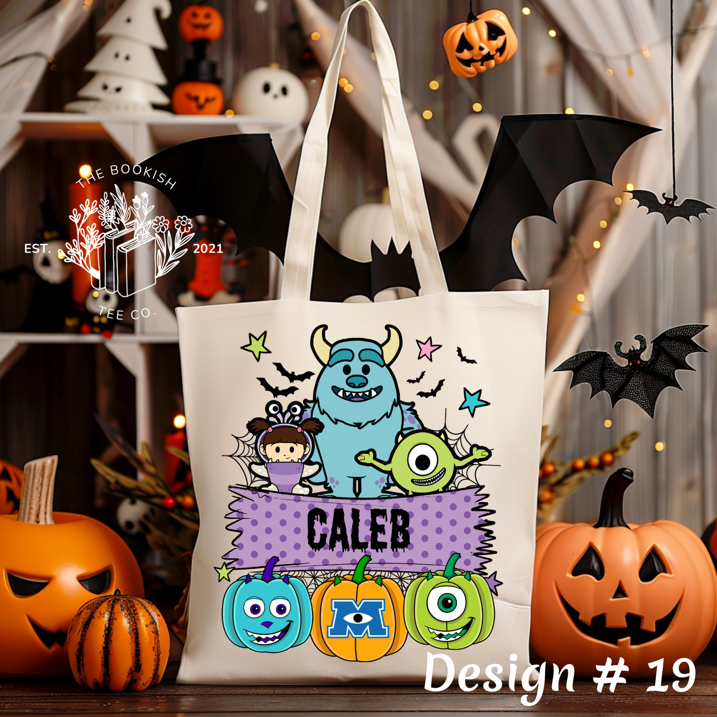 Halloween Name Bags