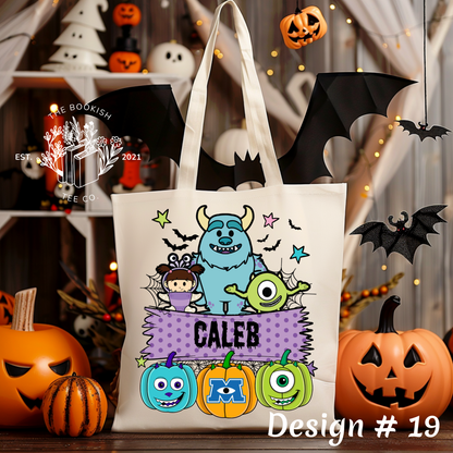 Halloween Name Bags