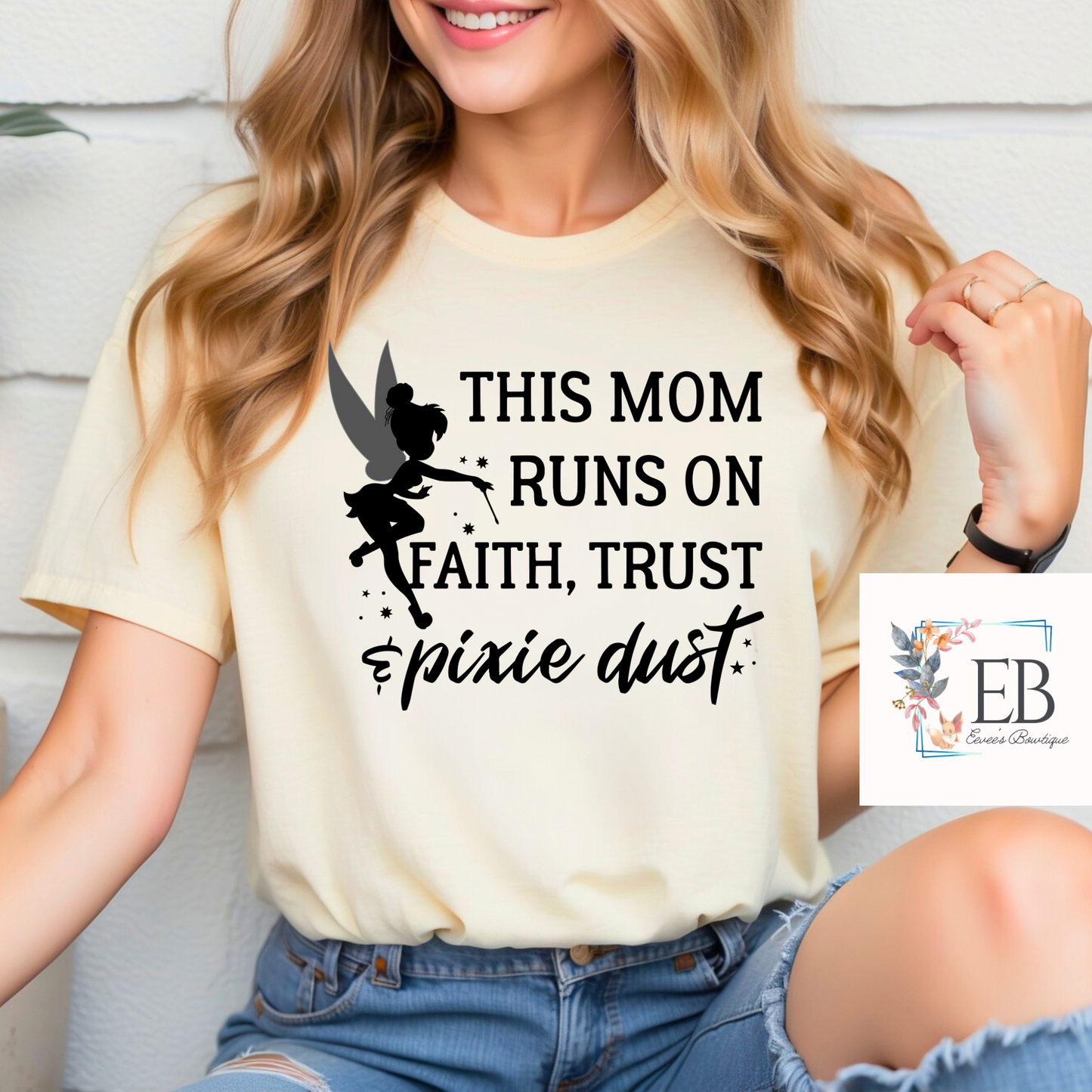 This Mom Runs On - Adult Tee