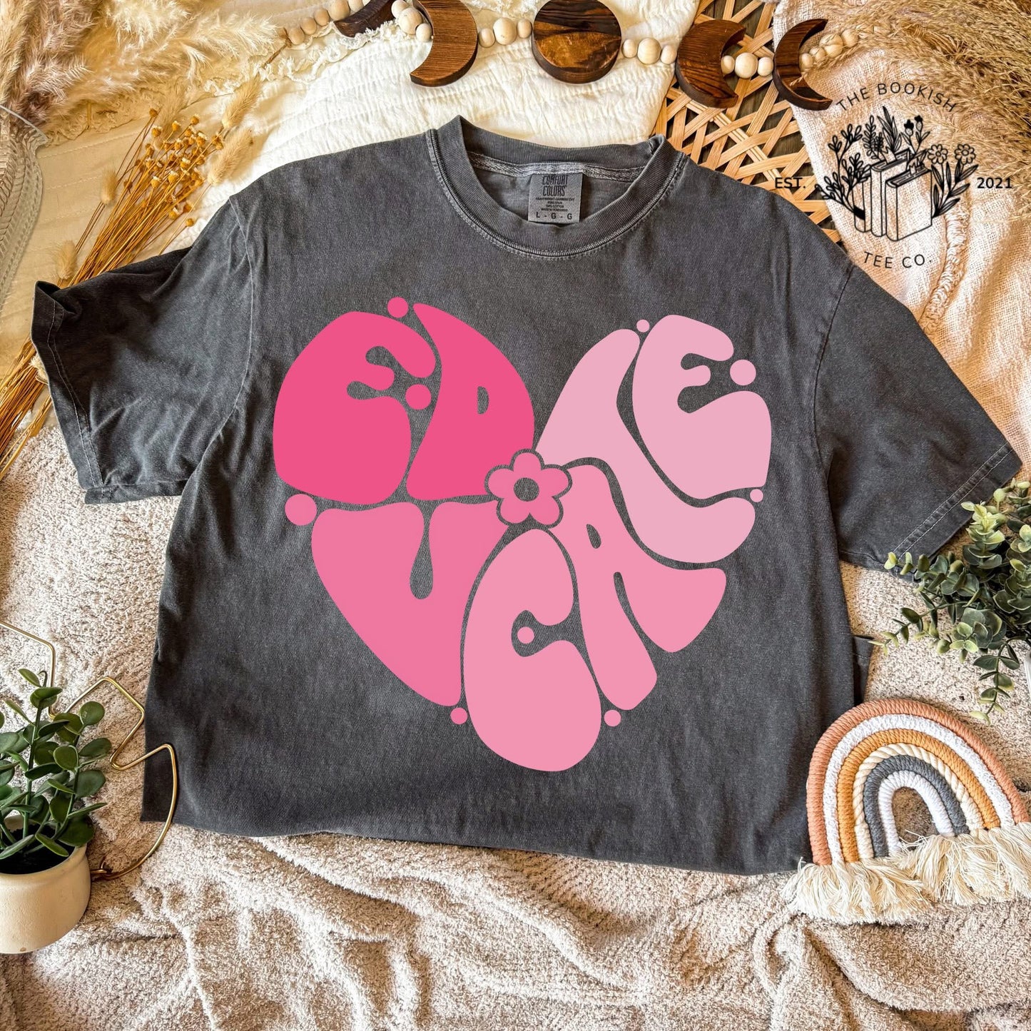 Educate Heart - Adult Tee