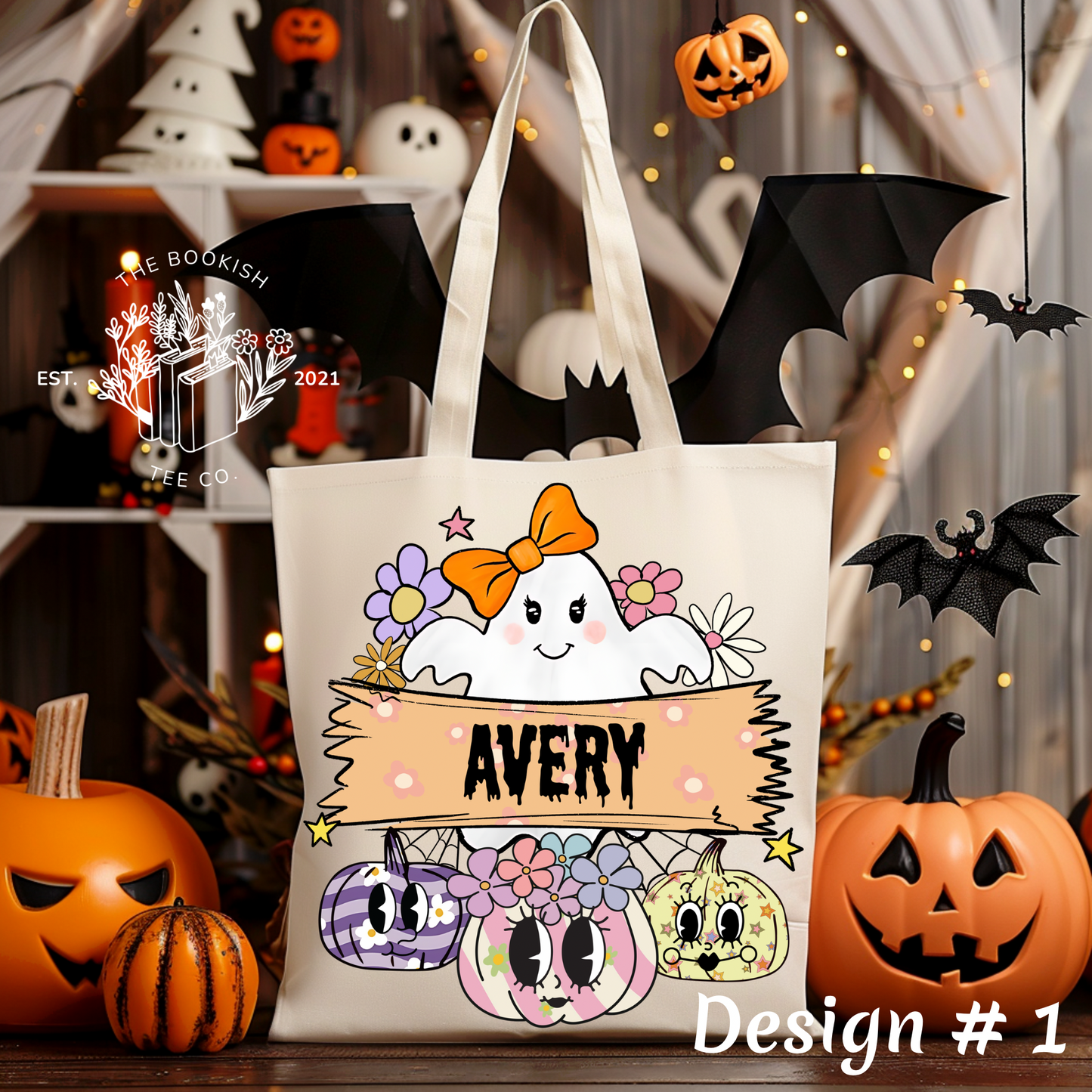 Halloween Name Bags
