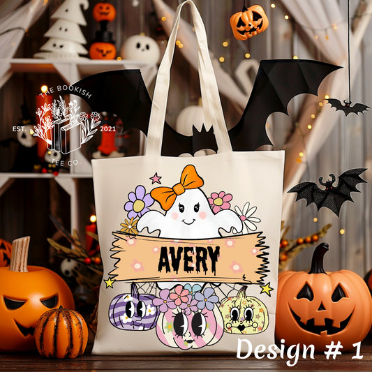 Halloween Name Bags