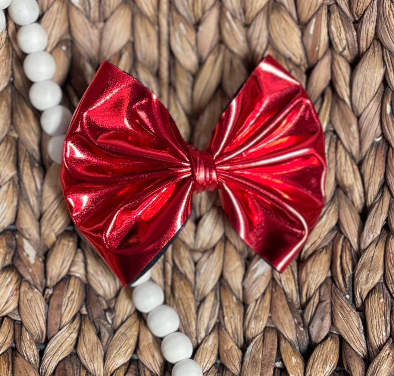 Red Metallic - 5” Bow