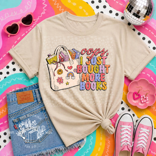 Oops, Bought More Books - Adult Tee