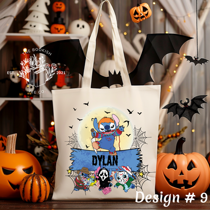 Halloween Name Bags