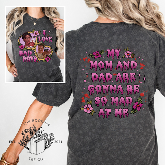I Love Bad Boys - Adult Tee