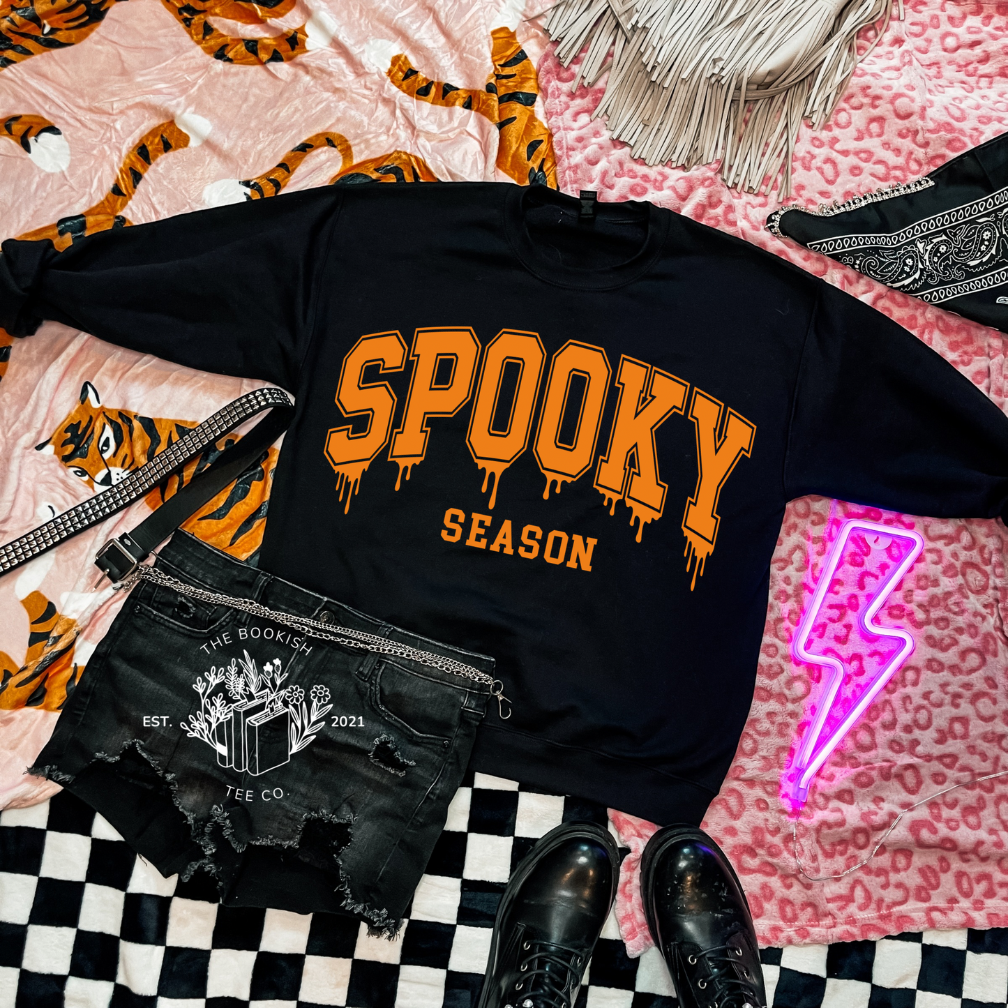 Spooky Season (Orange) - Adult Tee