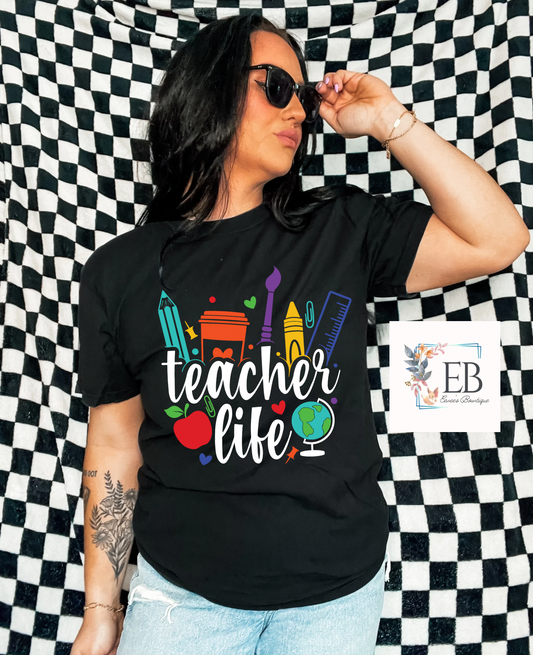 Teacher Life - Adult Tee