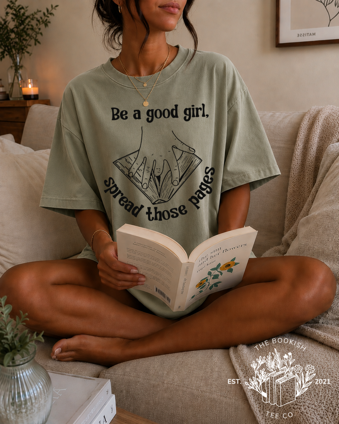 Spread Those Pages (Black) - Adult Tee