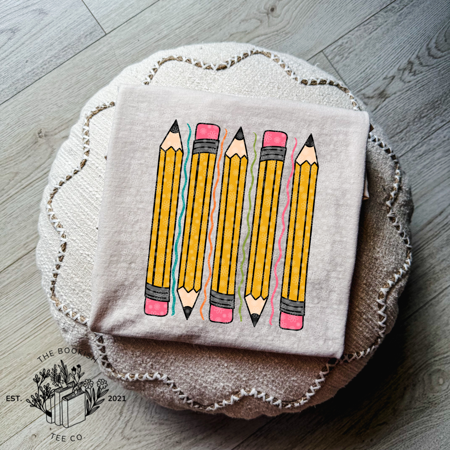 Wavy Pencils - Adult Tee