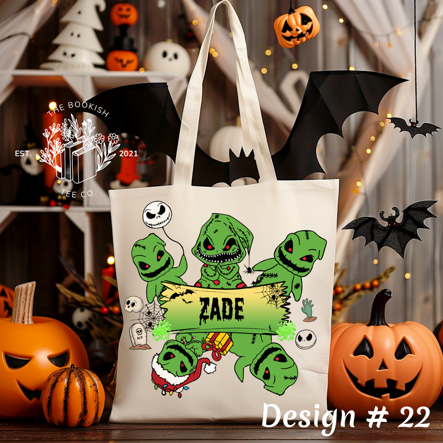 Halloween Name Bags