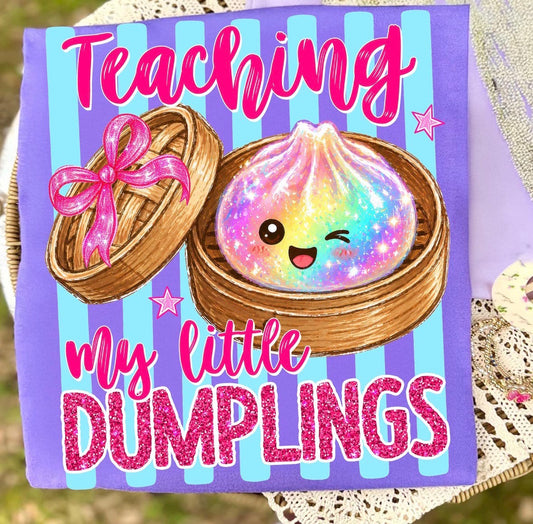Teaching My Little Dumplings - Adult Tee