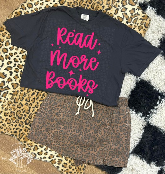 Read More Books (Pink) - Adult Tee