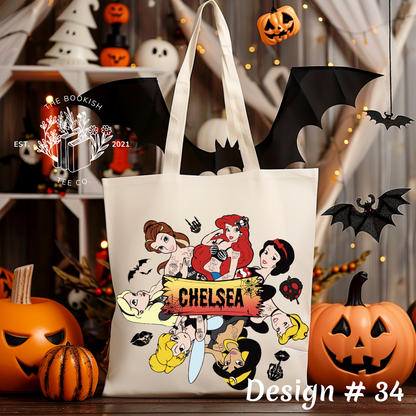 Halloween Name Bags