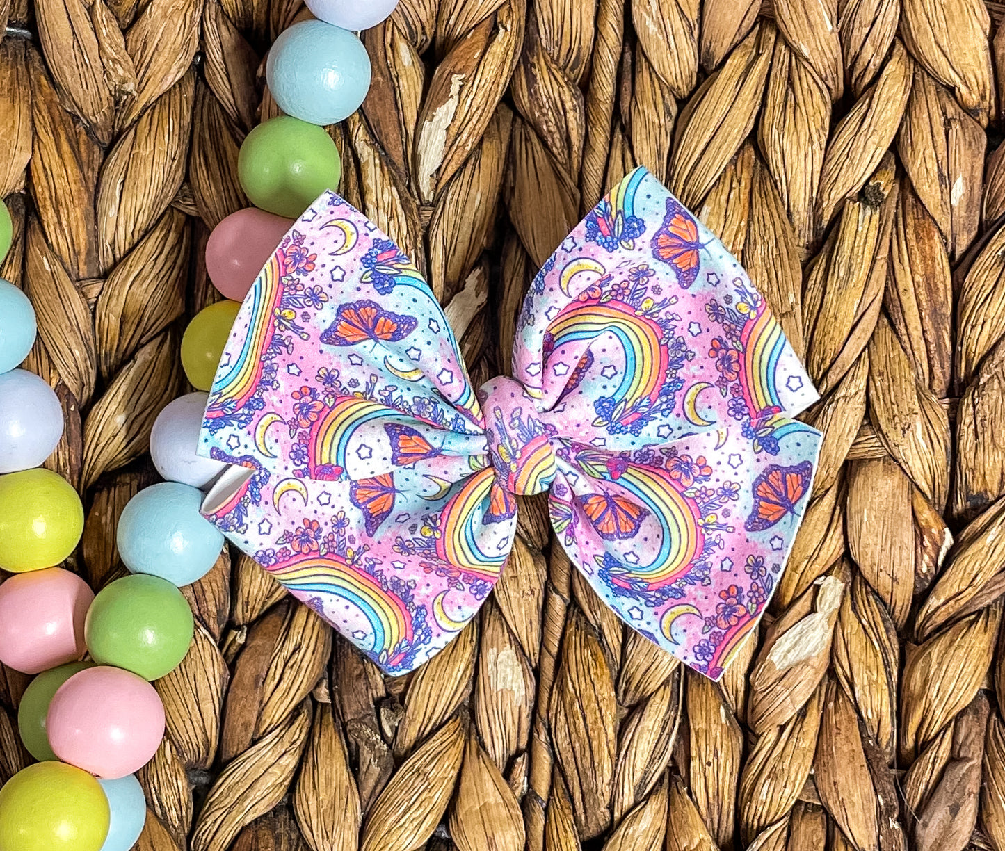 Spring Butterfly & Rainbow - Pinwheel