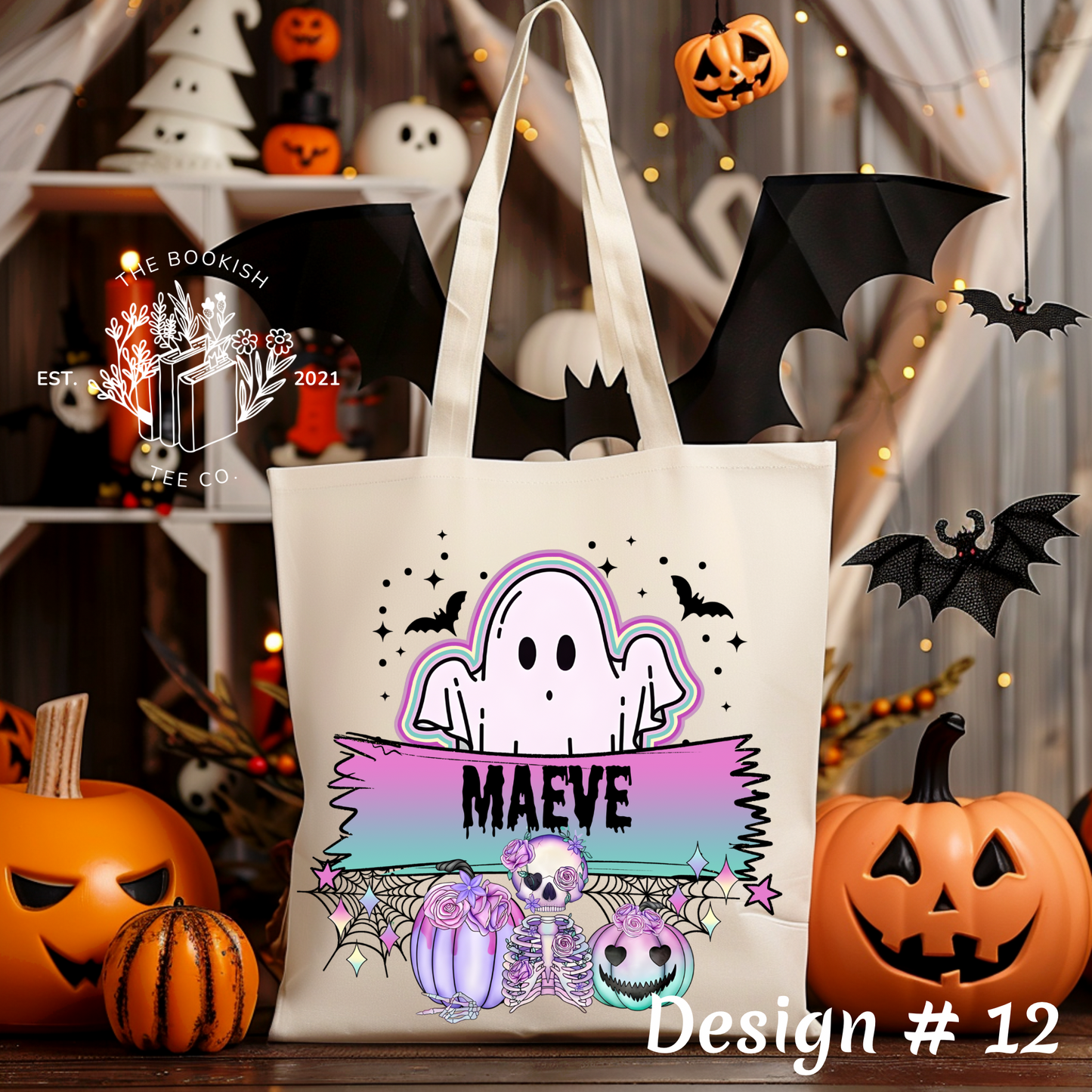 Halloween Name Bags