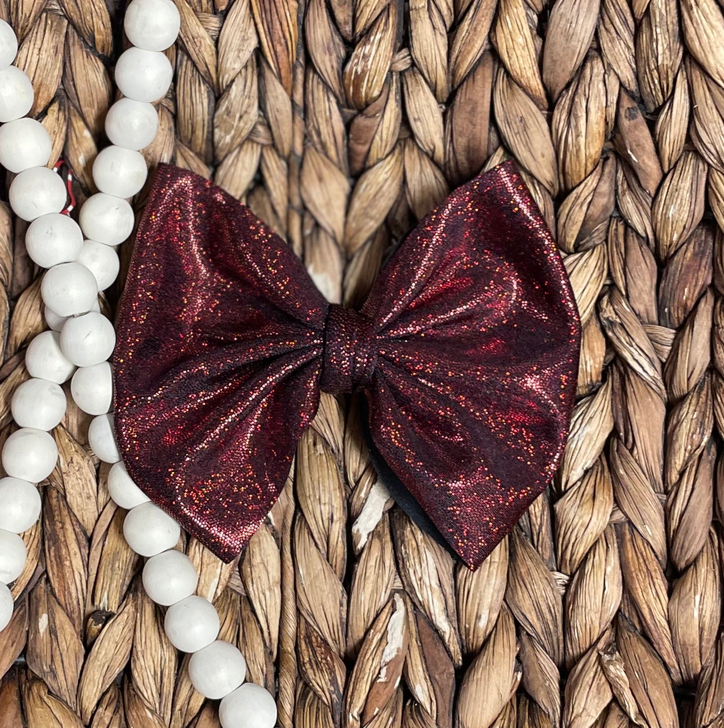 Red Black Holo - 5” Bow