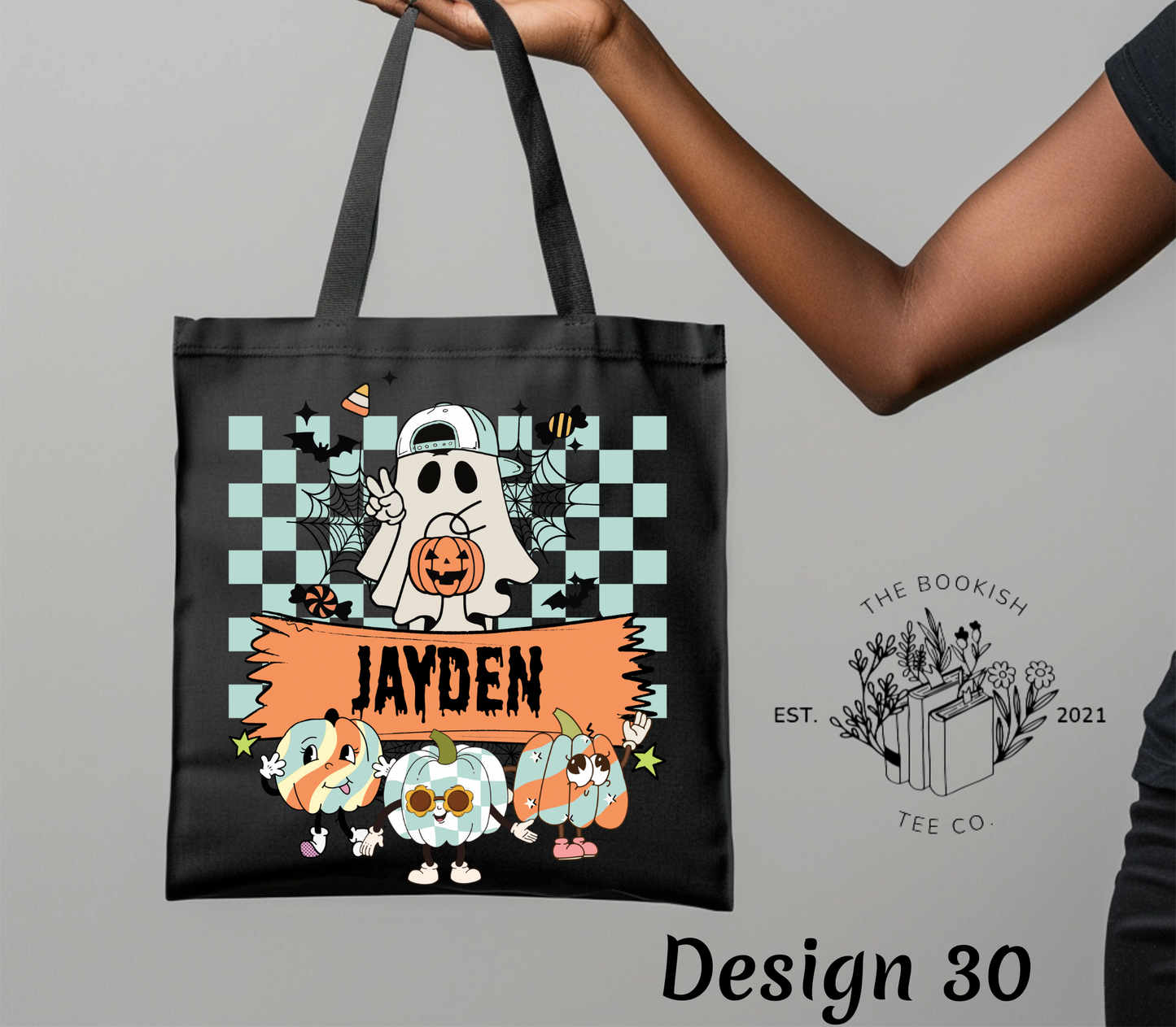 Halloween Name Bags