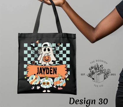 Halloween Name Bags
