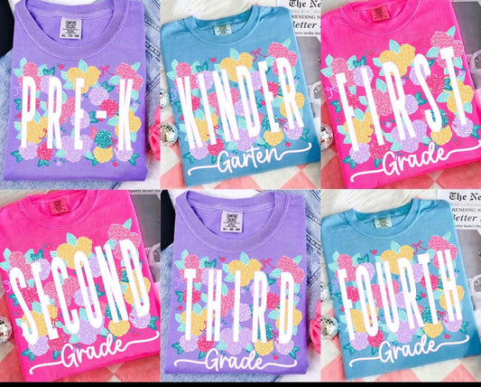Floral Grades - Youth Tee